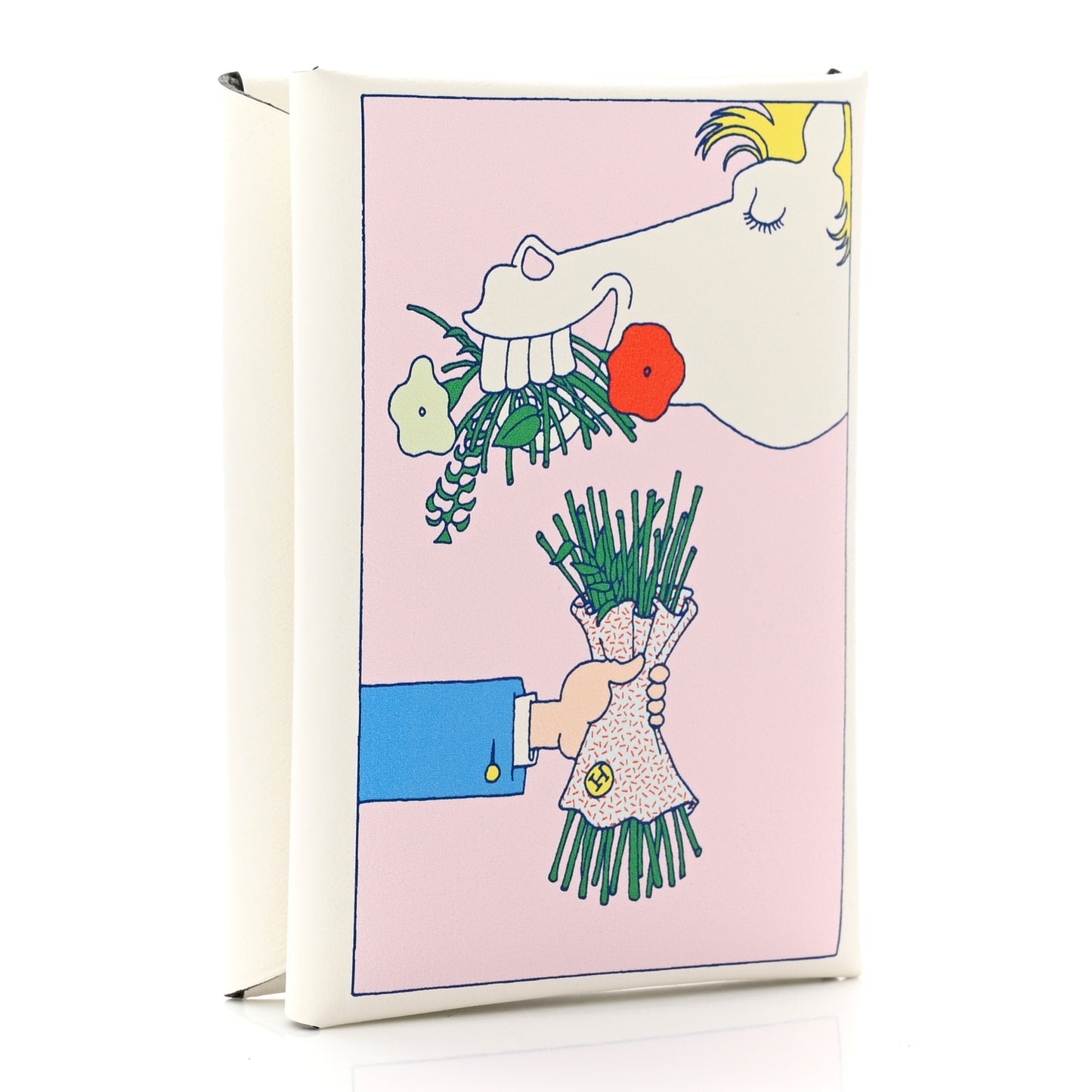 Swift Bouquet Calvi Duo Card Case White Multicolor
