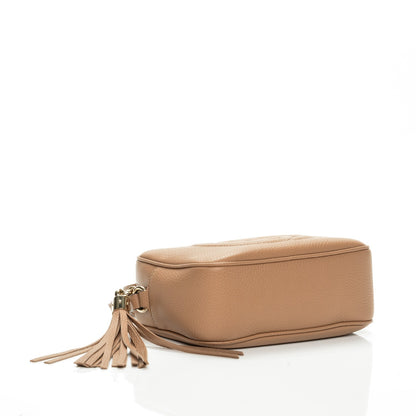 Gucci Pebbled Calfskin Small Soho Disco Bag Rose Beige 4 of 7
