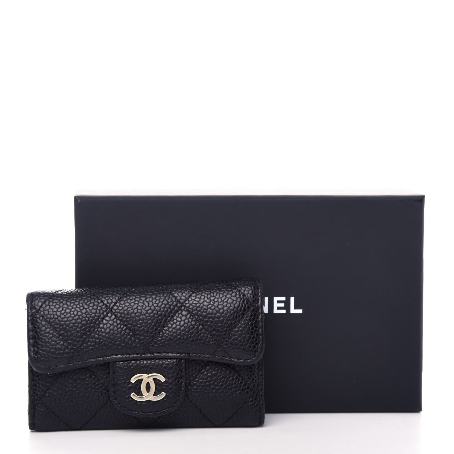 Chanel Caviar Quilted 6 Key Holder Black 9 of 9