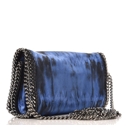 Stella McCartney Tie Dyed Satin Falabella Crossbody Bag Cerulean 3 of 7