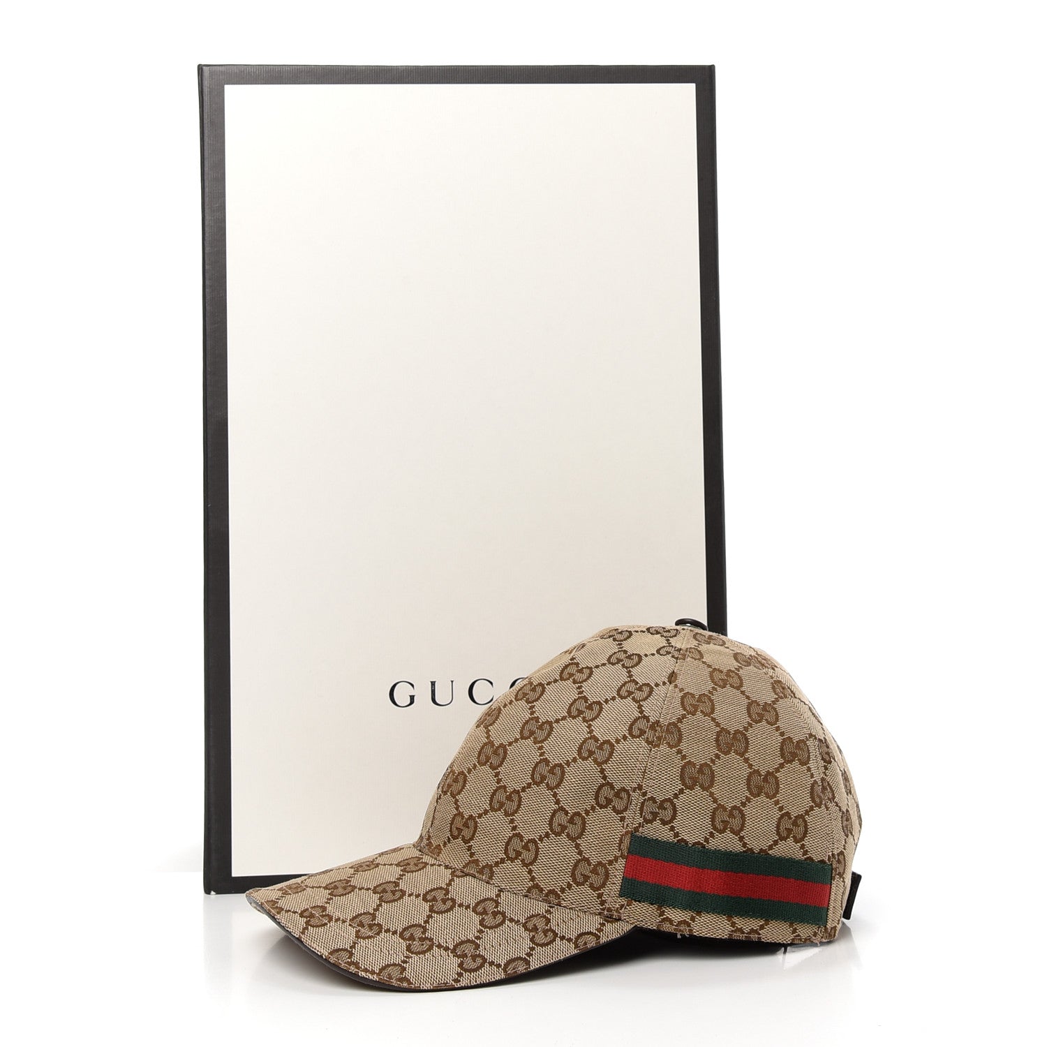 Gucci Monogram Web Baseball Hat M Beige Cocoa 9 of 9