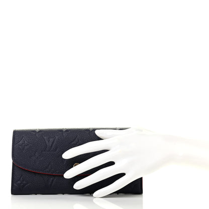 Louis Vuitton Empreinte Emilie Wallet Marine Rouge 2 of 6