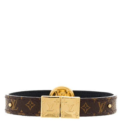 Louis Vuitton Monogram LV Circle Reversible Bracelet Black 5 of 8