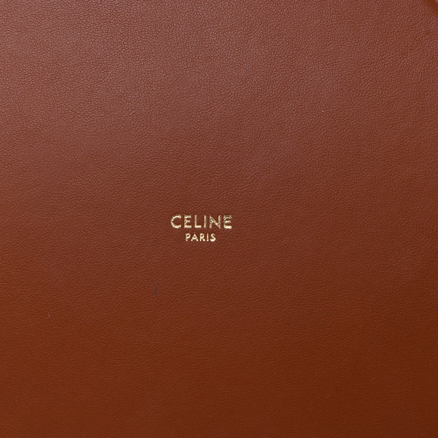 Smooth Calfskin Bucket 16 Bag Tan