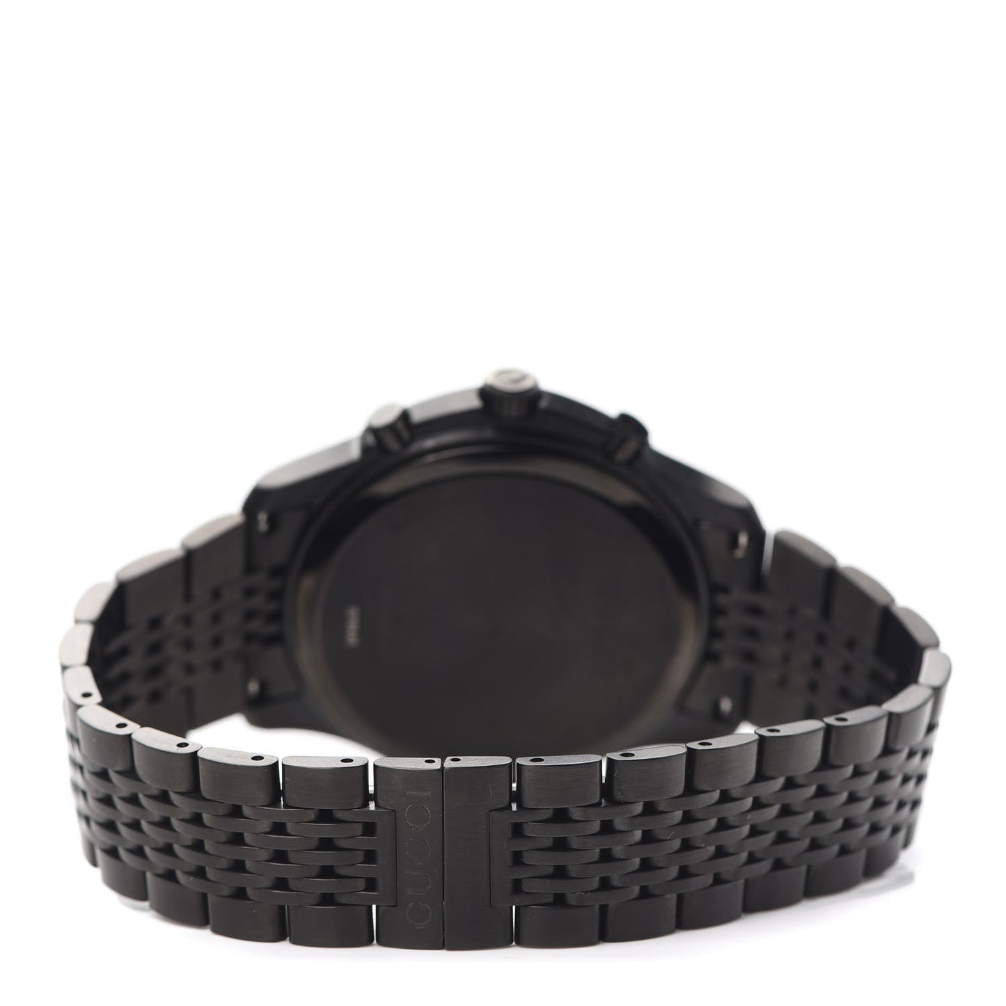PVD Stainless Steel 44mm G-Timeless Chronograph Quartz Watch Black