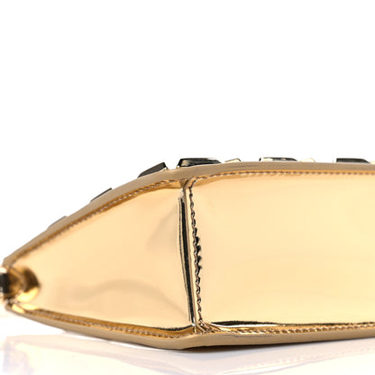 Prada Spazzolato Studded Mini Shoulder Bag Platino 7 of 8