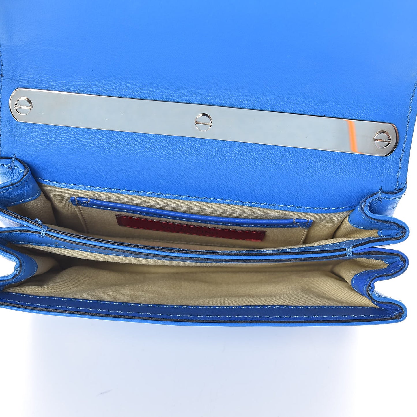Nappa Mini Va Va Voom Shoulder Bag Blue Fluo