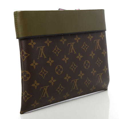 Louis Vuitton Monogram Tuileries Pochette Kaki 3 of 11