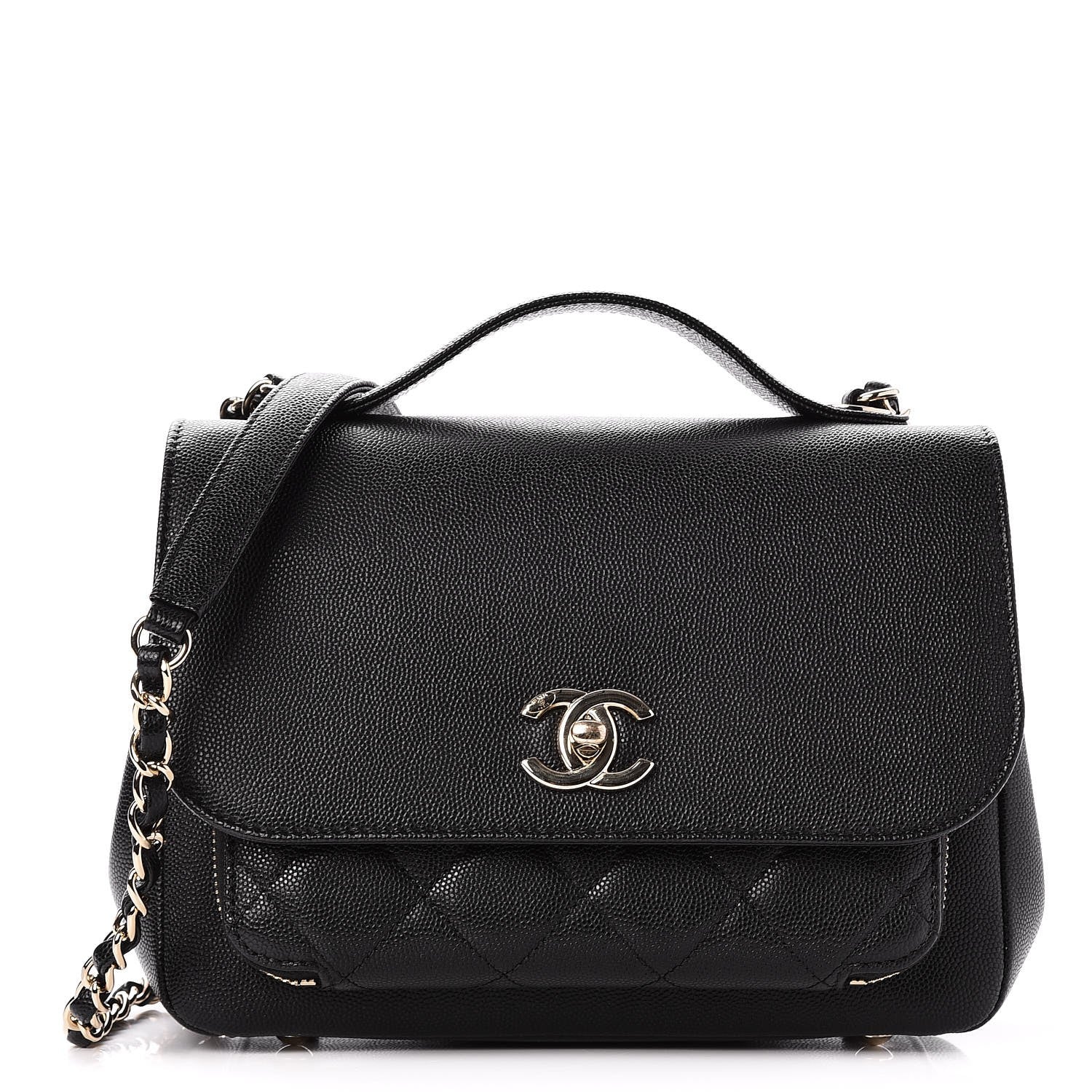 Chanel Caviar Quilted Medium Business Affinity Flap Black 1 of 8