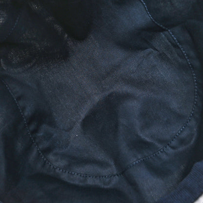 Chanel Cotton Sequin CC Cloche Bucket Hat L Navy Blue Black Beige 7 of 10