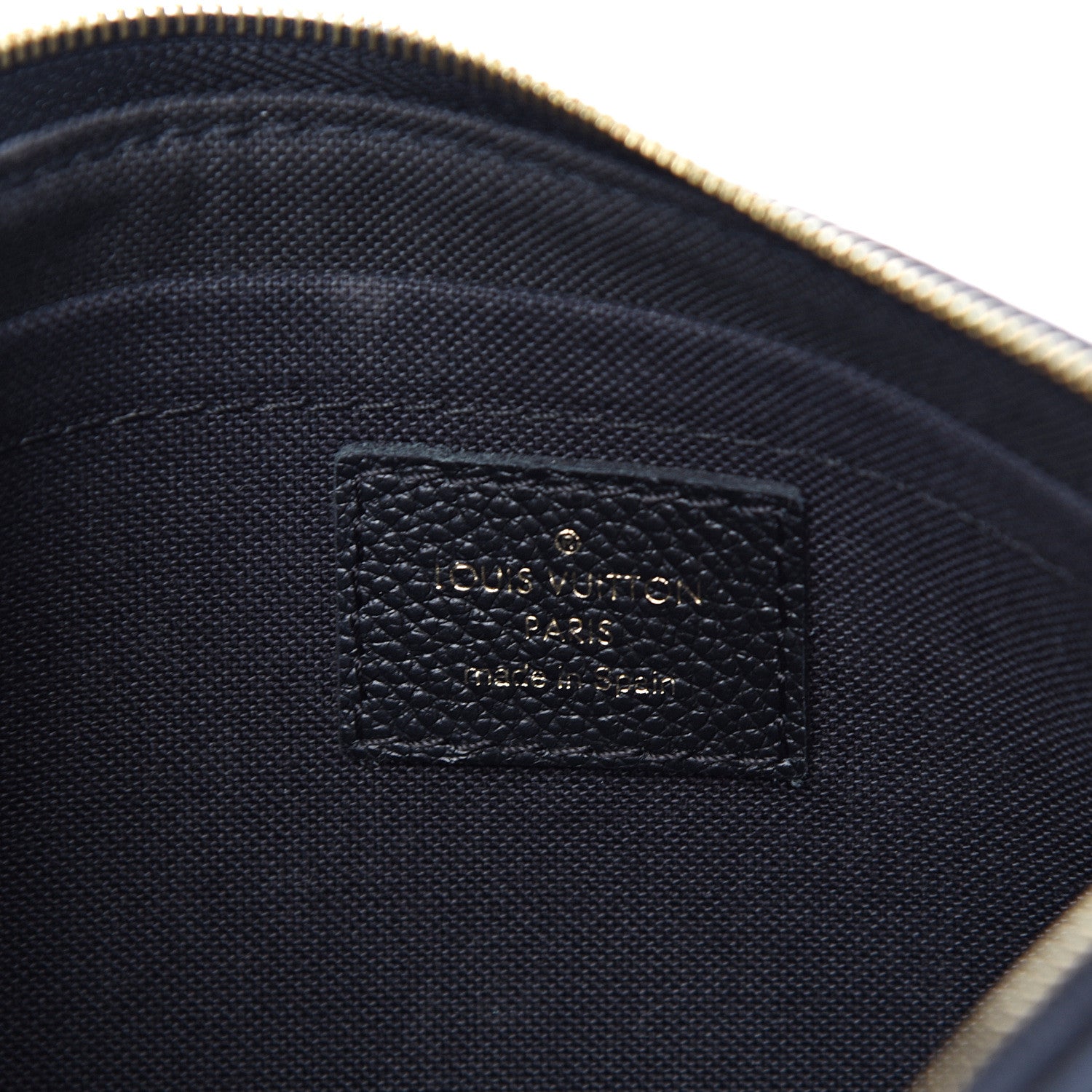 Louis Vuitton Monogram Pallas Clutch Black 5 of 10