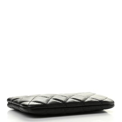 Chanel Caviar Quilted Small Cosmetic Case Black 4 of 7