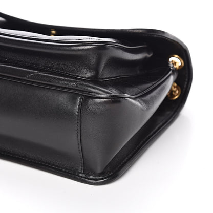 Saint Laurent Lambskin Matelasse Monogram Medium Niki Chain Satchel Black 9 of 10