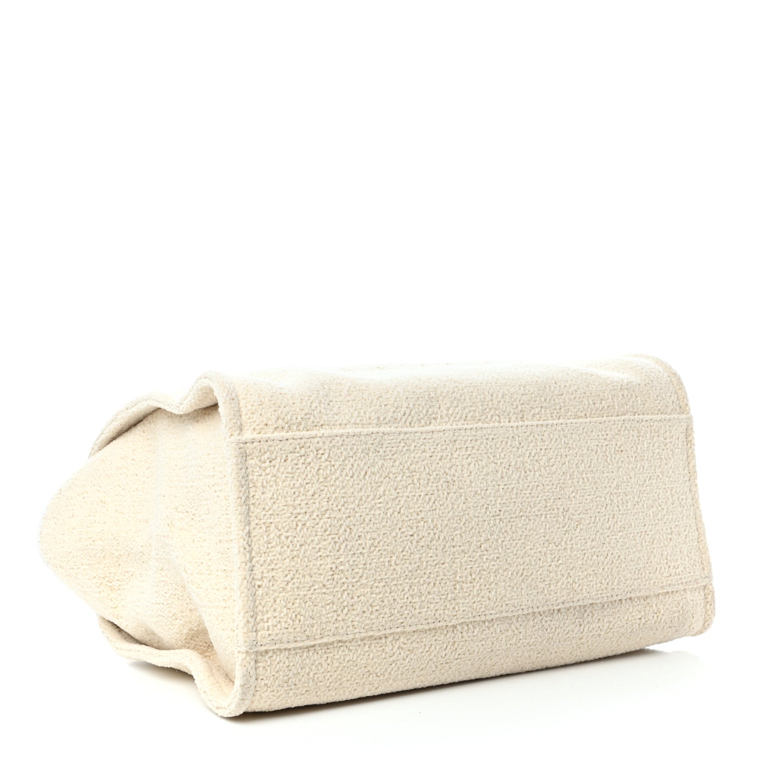 Chanel Lurex Boucle Medium Deauville Tote White 4 of 10