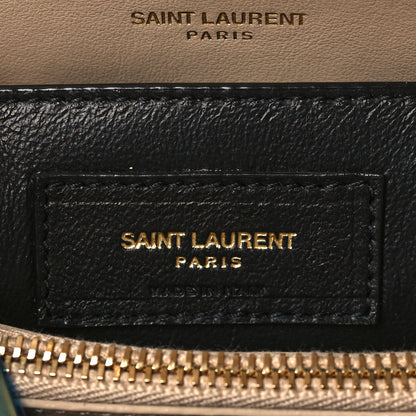 Saint Laurent Calfskin Y Quilted Monogram Small Loulou Chain Satchel Dark Beige 6 of 10