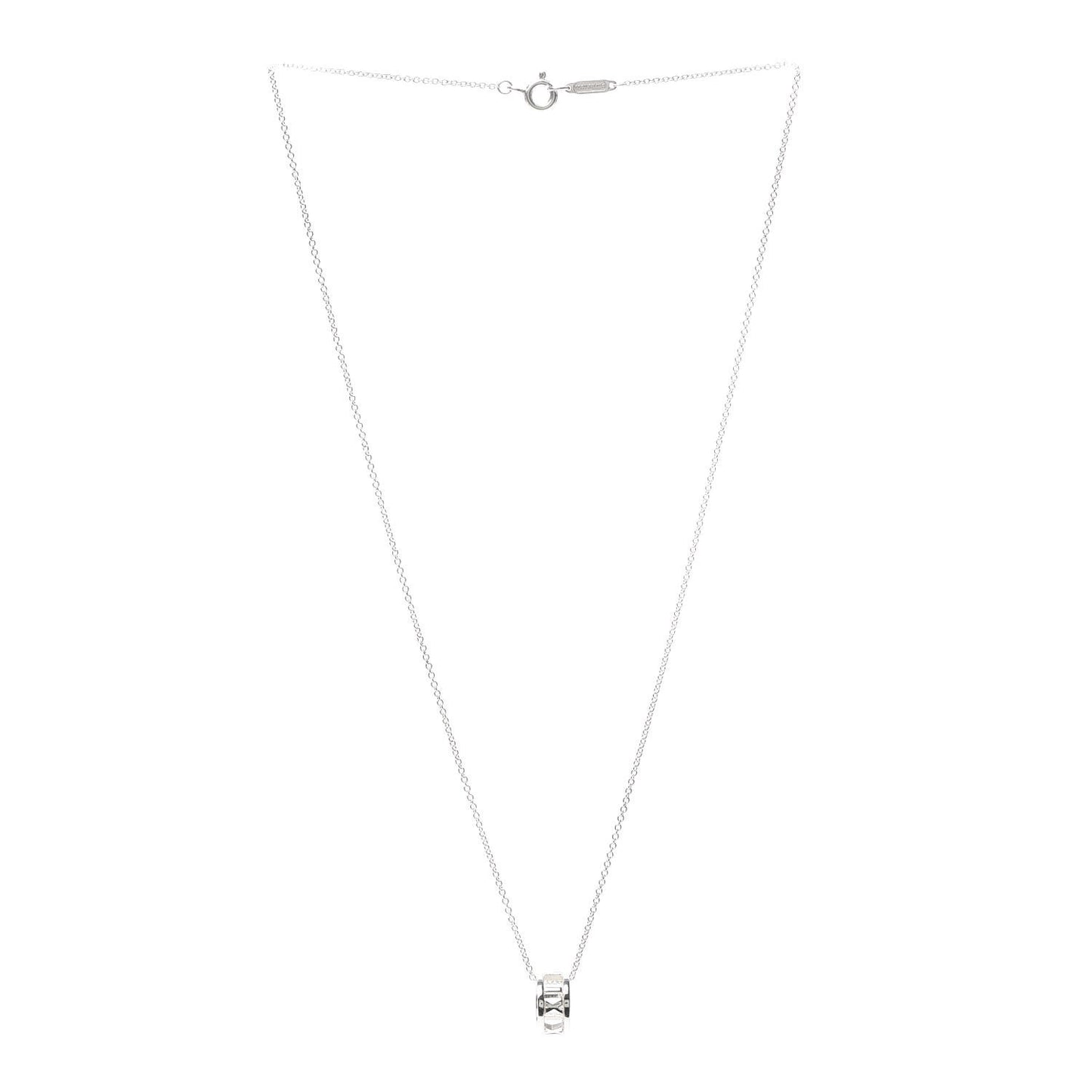 Sterling Silver Atlas Open Pendant Necklace