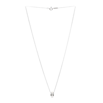 Tiffany Sterling Silver Atlas Open Pendant Necklace 3 of 7
