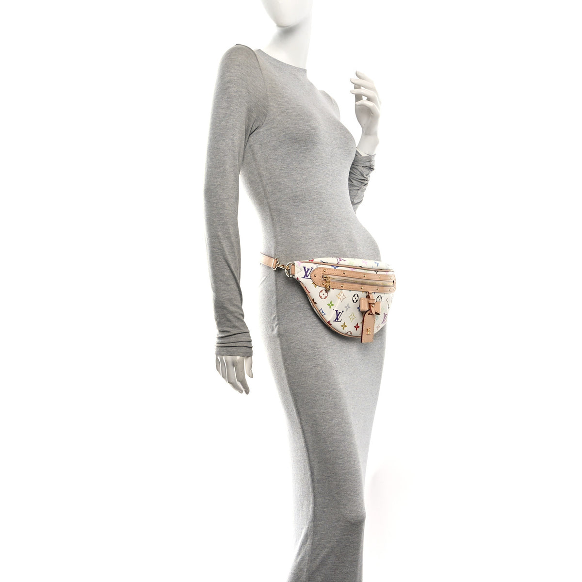 Louis Vuitton LV X TM Monogram Multicolor High Rise Bumbag White 2 of 9