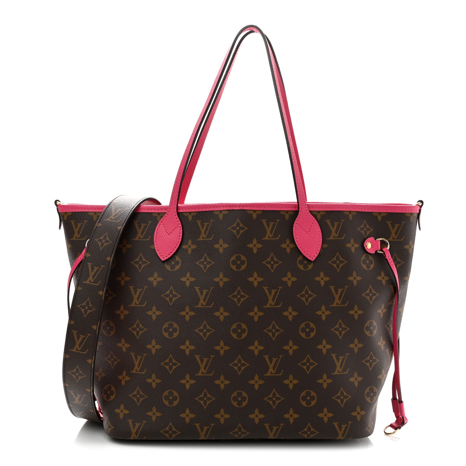 Louis Vuitton Monogram Inside Out Neverfull Bandouliere MM Rose Pondichery 1 of 9