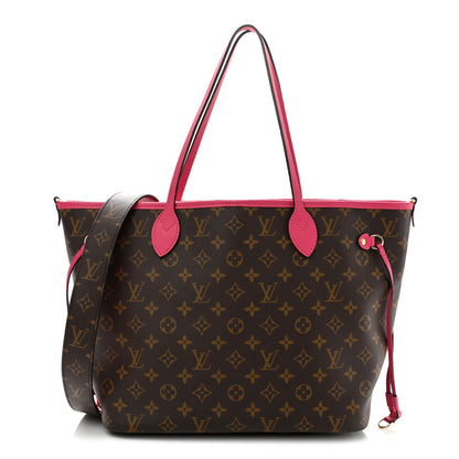 Louis Vuitton Monogram Inside Out Neverfull Bandouliere MM Rose Pondichery 1 of 9