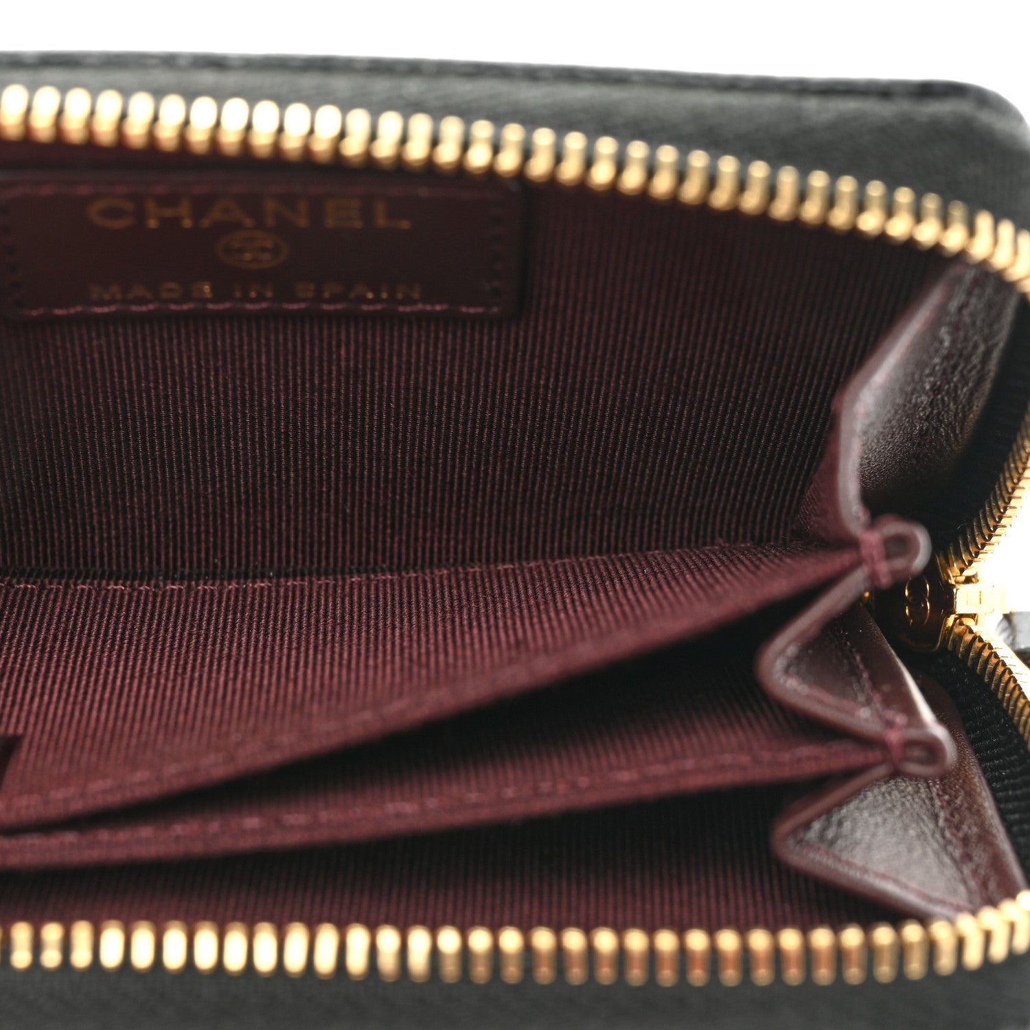Chanel Caviar Quilted Classic Zipped Coin Purse Black 7 of 13