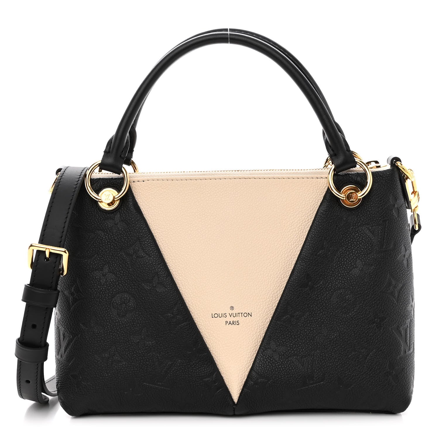 Louis Vuitton Empreinte V Tote BB Black Creme 1 of 9