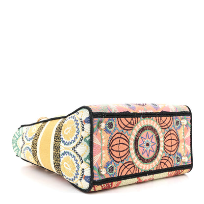Christian Dior Canvas Embroidered In Lights Medium Lady D-Lite Multicolor 4 of 10