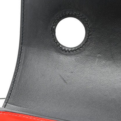 Off-White OFF WHITE Calfskin Burrow Saddle Bag Black 10 of 14