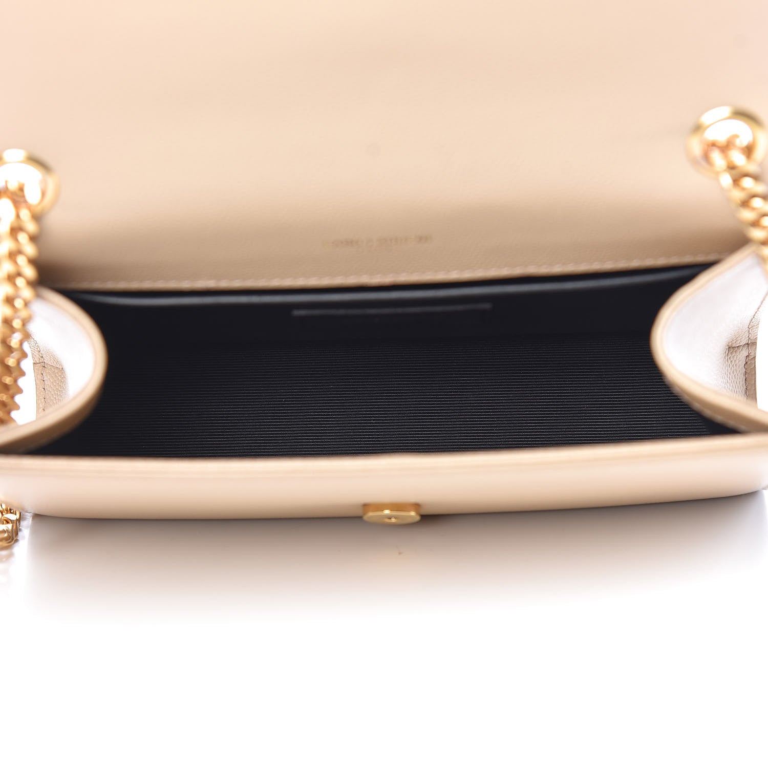 Saint Laurent Grain De Poudre Small Monogram Kate Satchel Nude Powder 5 of 14