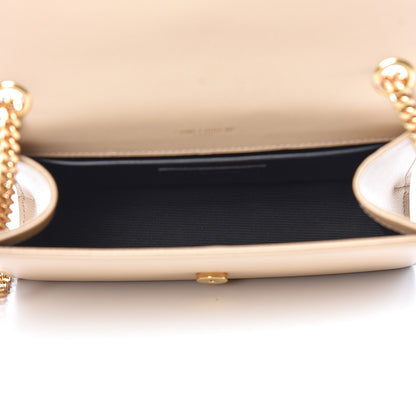Saint Laurent Grain De Poudre Small Monogram Kate Satchel Nude Powder 5 of 14