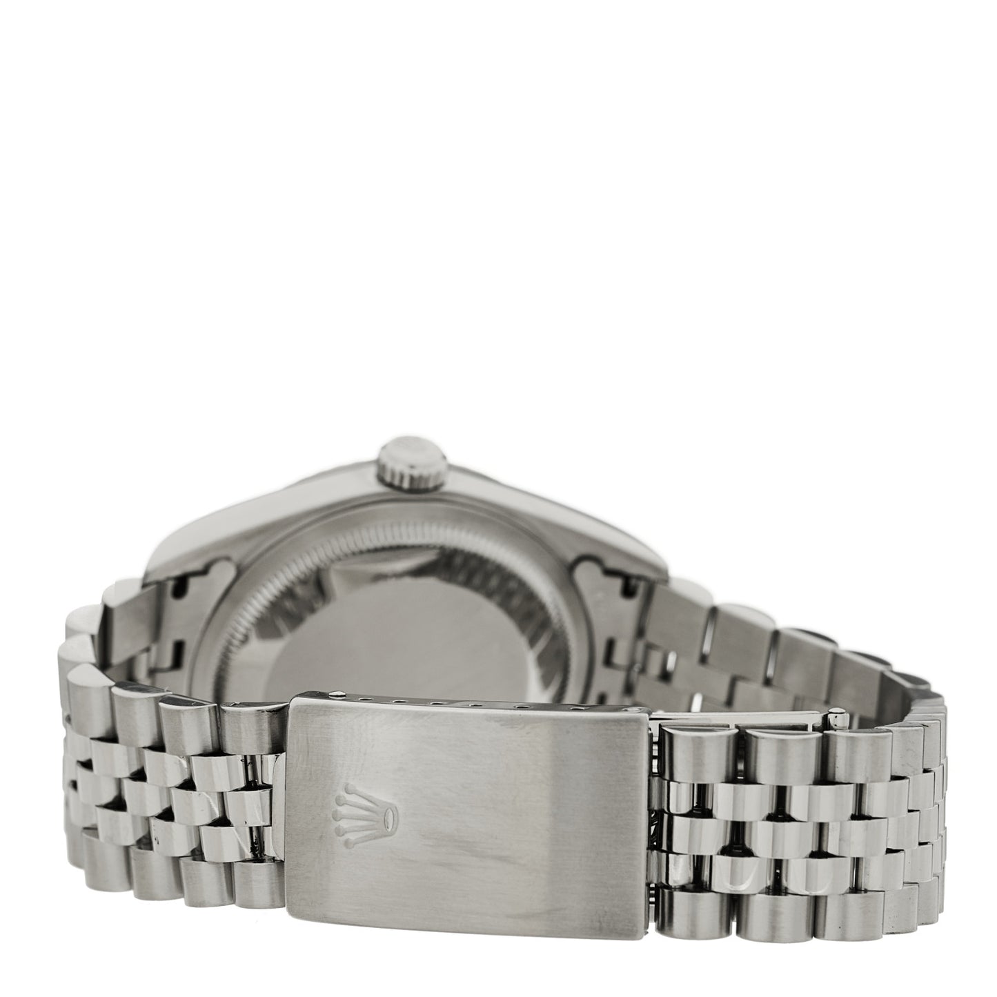 Stainless Steel 18K White Gold 36mm Oyster Perpetual Datejust Watch Black 16234