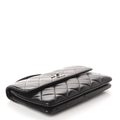 Chanel Lambskin Quilted Medium Trendy CC Flap Black 4 of 11