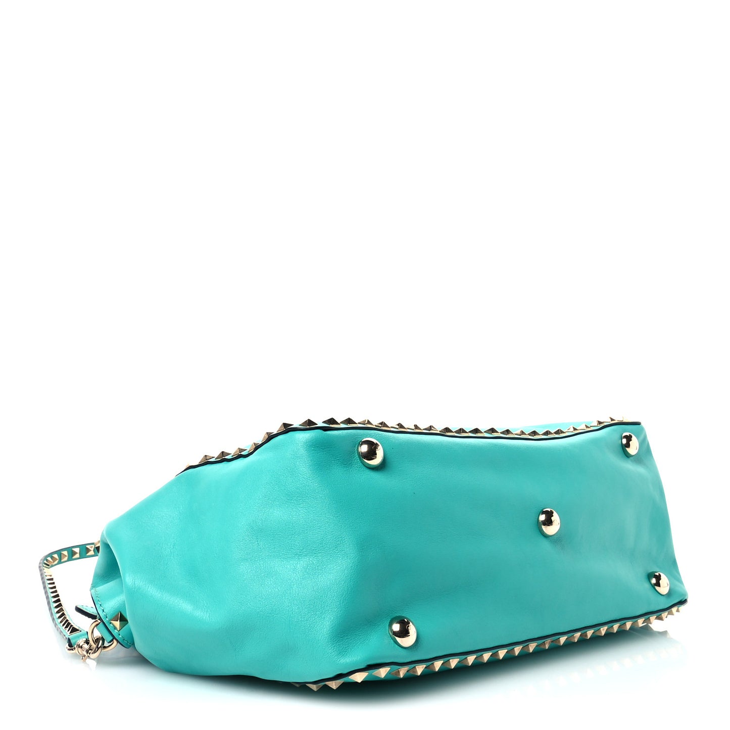 Vitello Medium Rockstud Tote Colibri