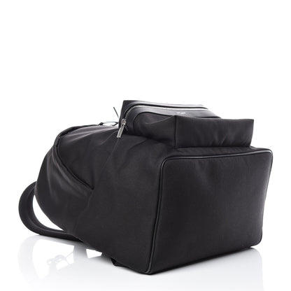 Saint Laurent Canvas Nylon Giant City Backpack Black 4 of 10