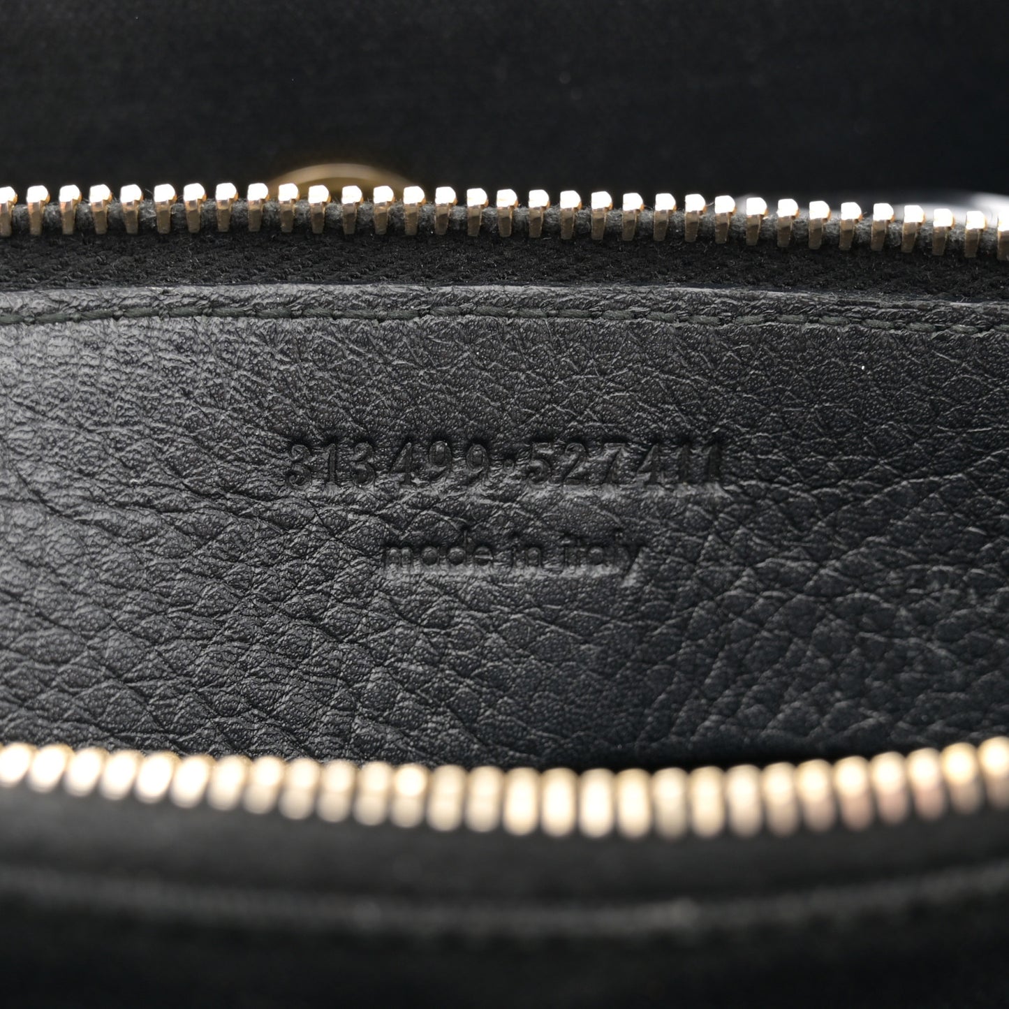 Calfskin Canvas Small Muse Two Black