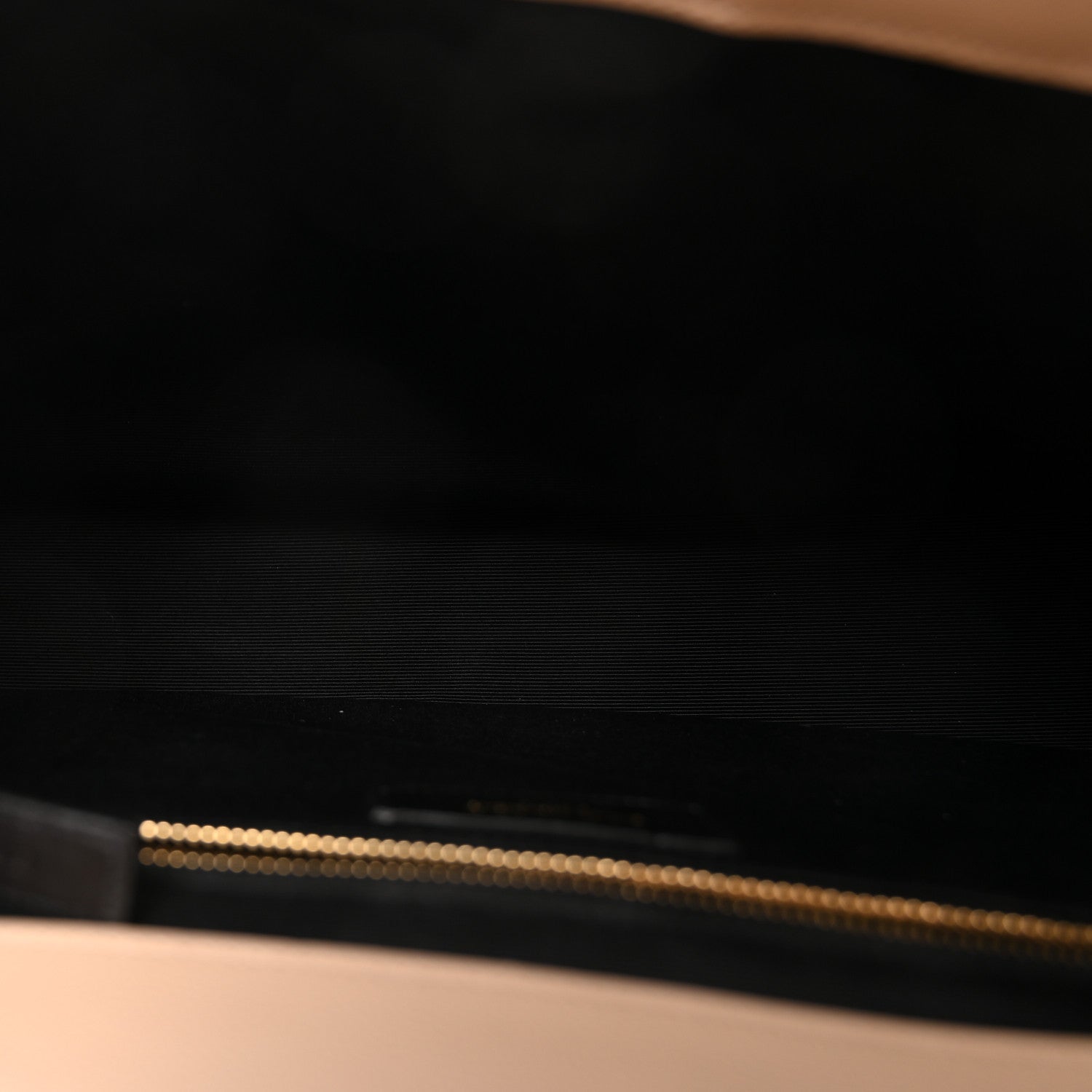 Saint Laurent Grain De Poudre Matelasse Chevron Large Monogram Satchel Dark Beige 5 of 10
