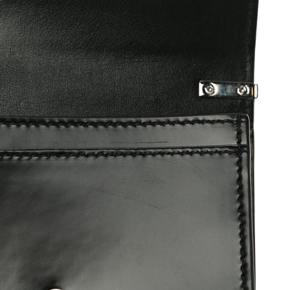 Prada Spazzolato Chain Card Holder Wallet Black 9 of 10