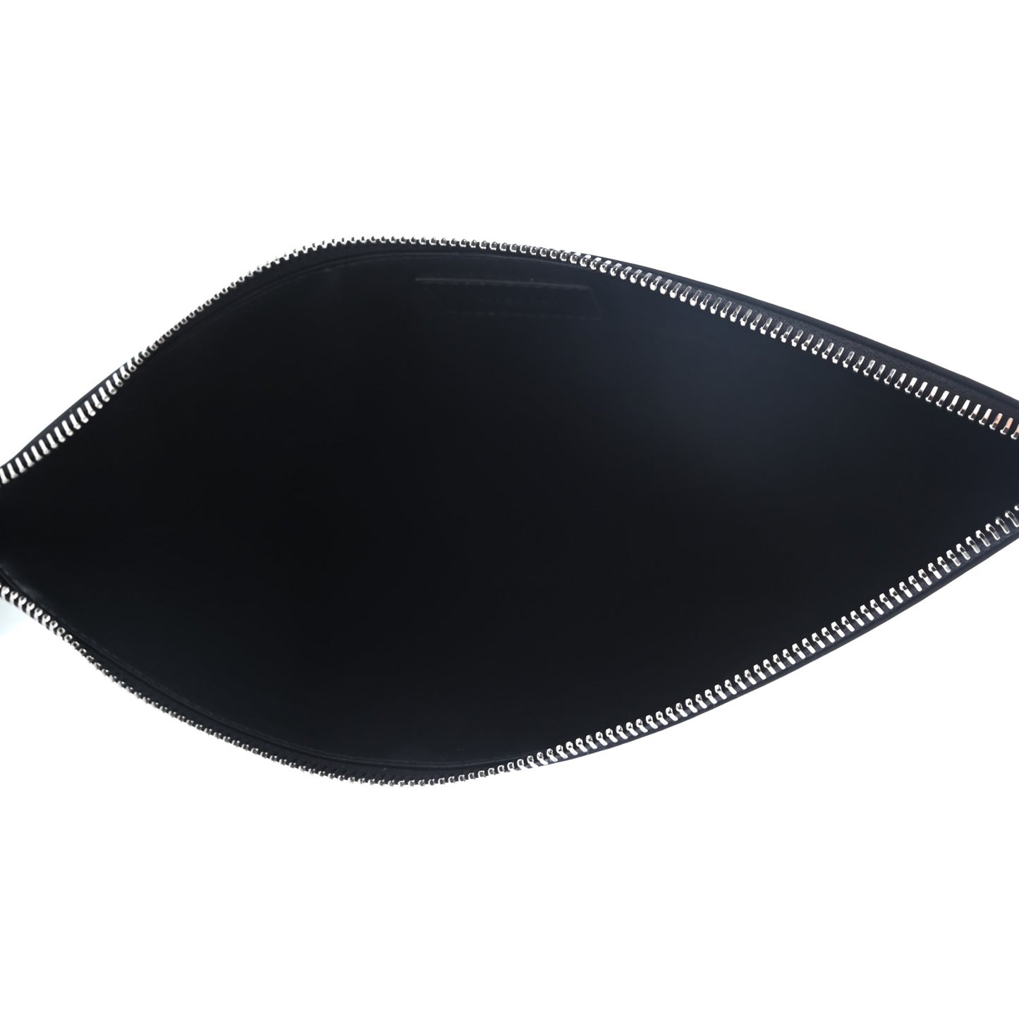 Calfskin Fighting Rottweiler Print Pouch Black