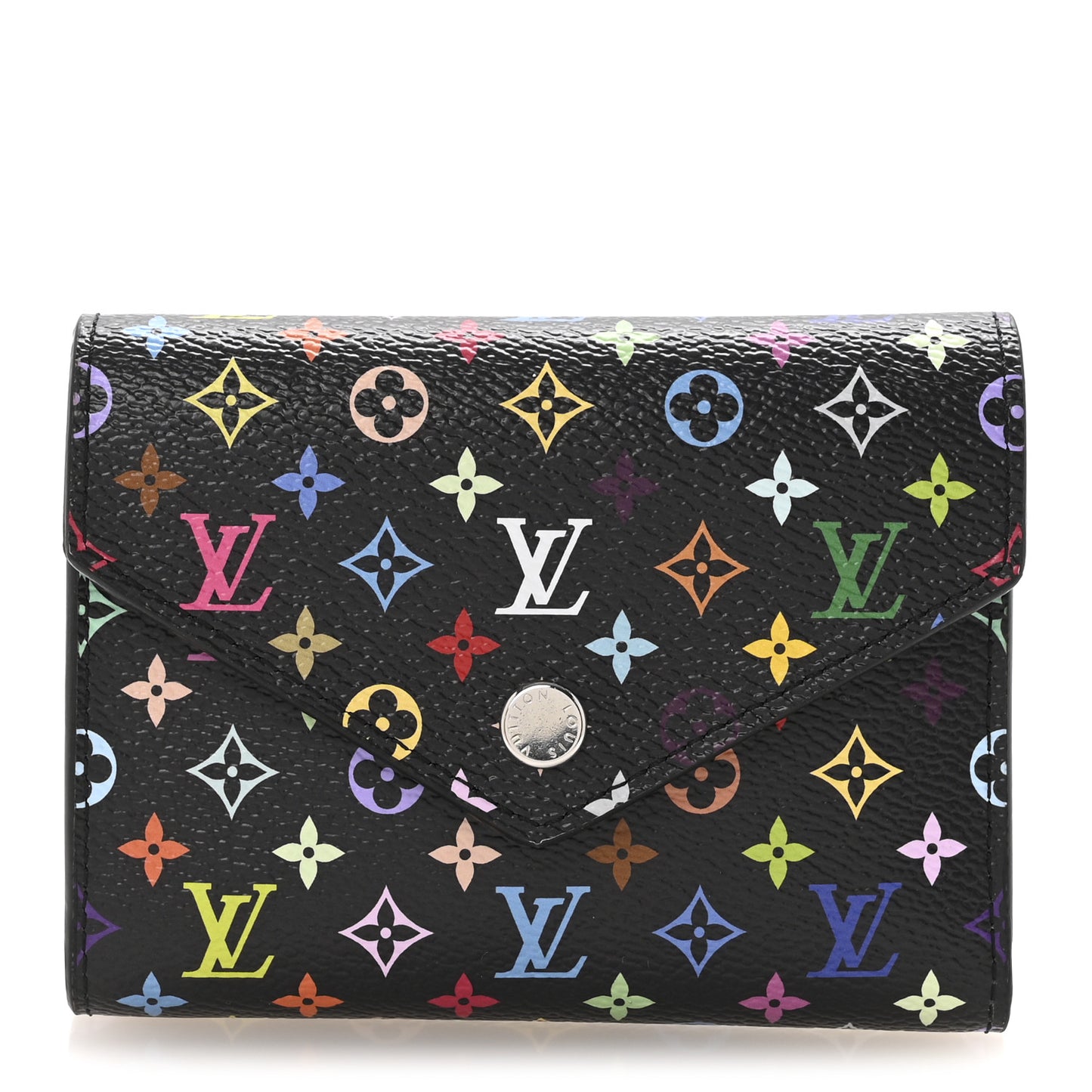 LV x TM Monogram Multicolor Victorine Wallet Black