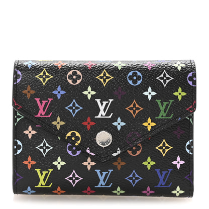 Louis Vuitton LV x TM Monogram Multicolor Victorine Wallet Black 1 of 7