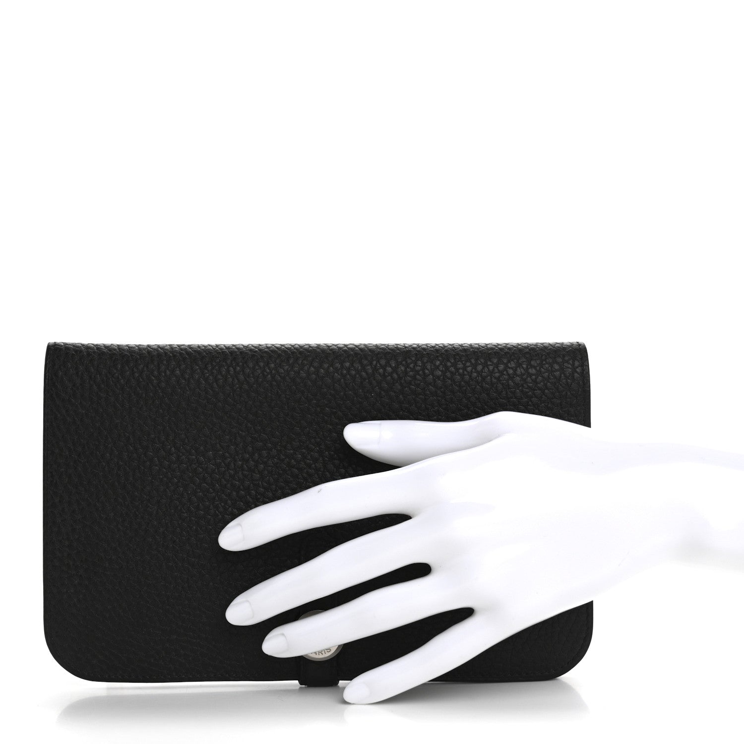 Hermes Togo Dogon Duo Wallet Black 3 of 9