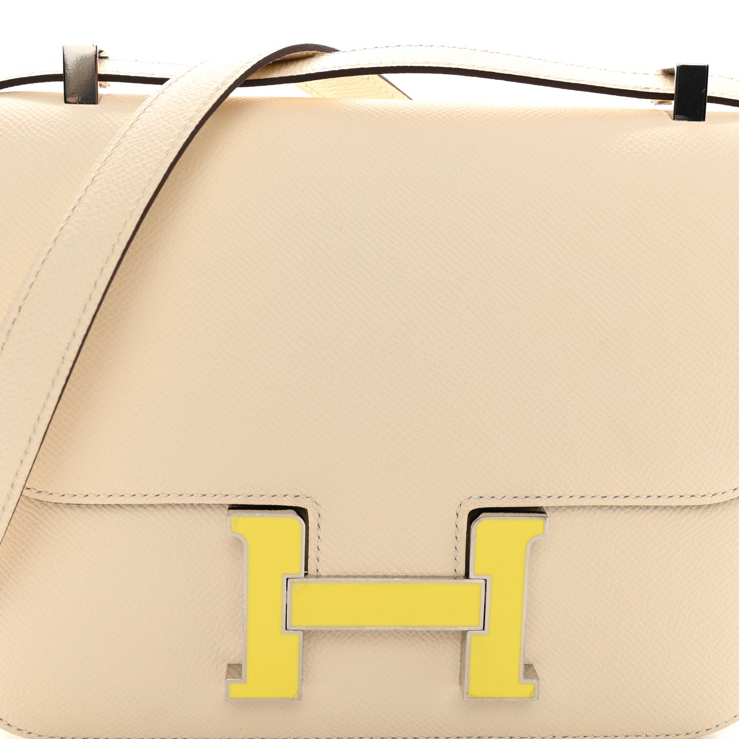 Epsom Enamel Constance 1-24 Nata Jaune Citron