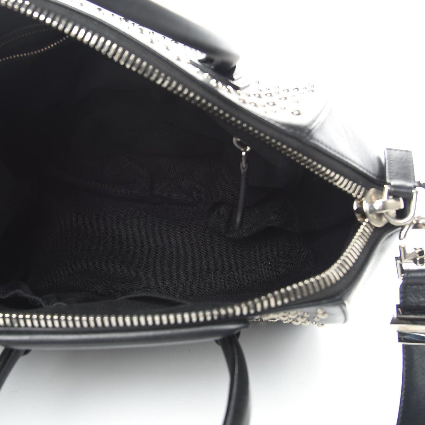 Calfskin Medium Studded Antigona Black