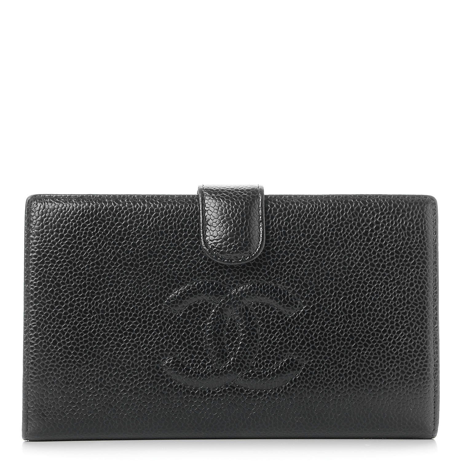 Chanel Caviar Timeless CC French Wallet Black 1 of 8