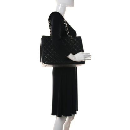 Chanel Caviar Quilted Grand Shopping Tote GST Black 2 of 10