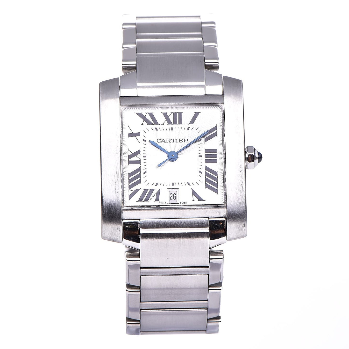 Stainless Steel 28mm Tank Francaise Automatic Watch