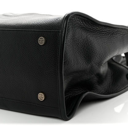Telfar Pebbled Calfskin Medium Carry Bag Black 10 of 11