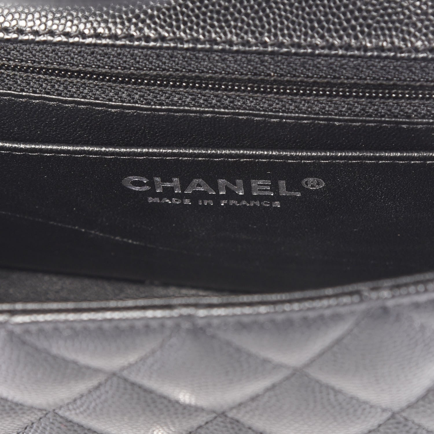 Chanel Caviar Quilted Mini Rectangular Flap Black 7 of 9