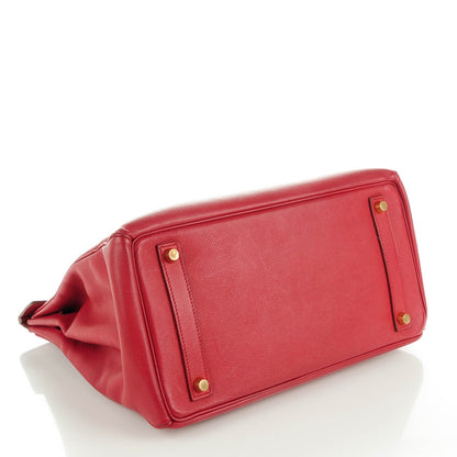 Hermes Courchevel HAC Birkin 32 Rouge 5 of 29