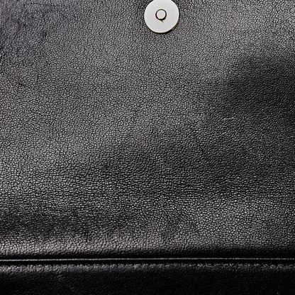 Chanel Sheepskin Quilted Vintage Mademoiselle Flap Black 14 of 17